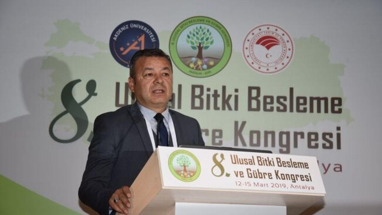 8’inci Ulusal Bitki Besleme ve Gübre Kongresi Antalya'da başladı