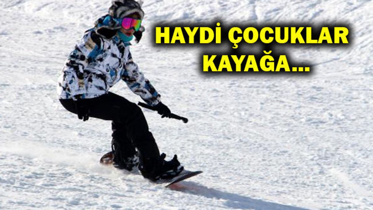 Kayak merkezleri sömestire hazır