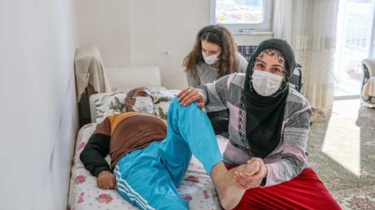 Felç olan 6 çocuk babası yardım istedi