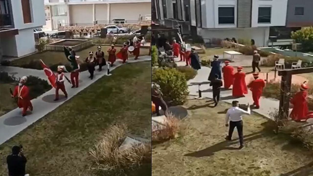 Antalya'da mehteranlı merasime ceza yağdı