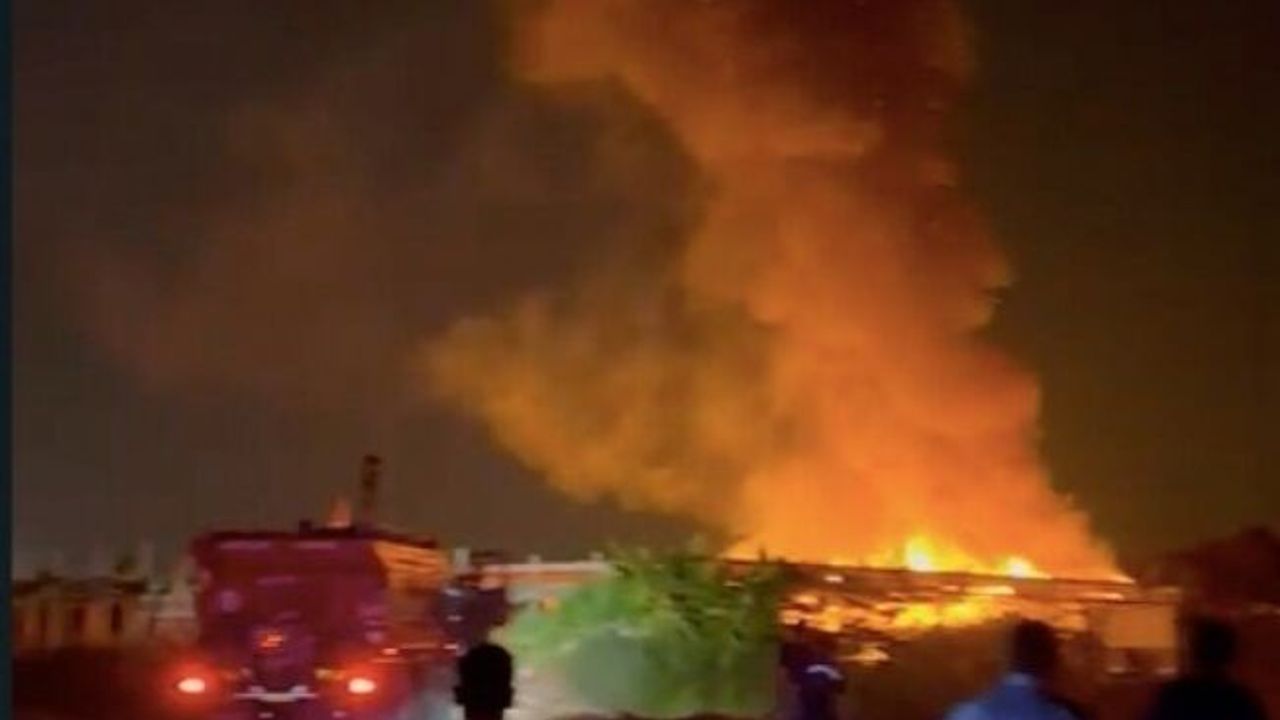 5 Yıldızlı otelin sahil barında korkutan yangın