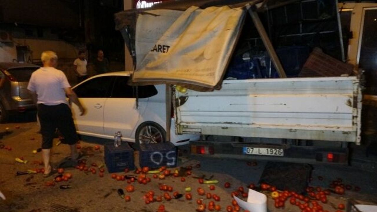 Tüp aracını kullanan alkollü sürücü ortalığı savaş alanına çevirdi