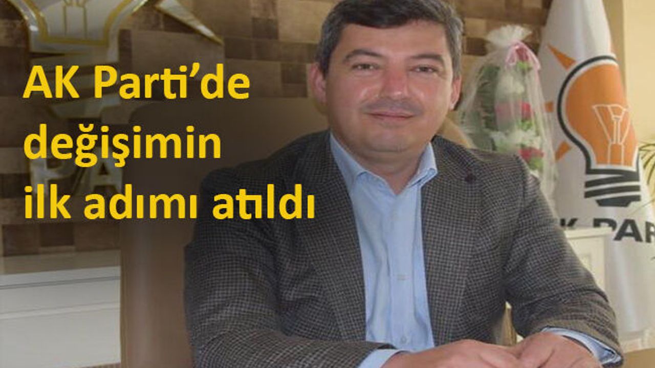 AK Parti Aksu ilçe başkanı istifa etti