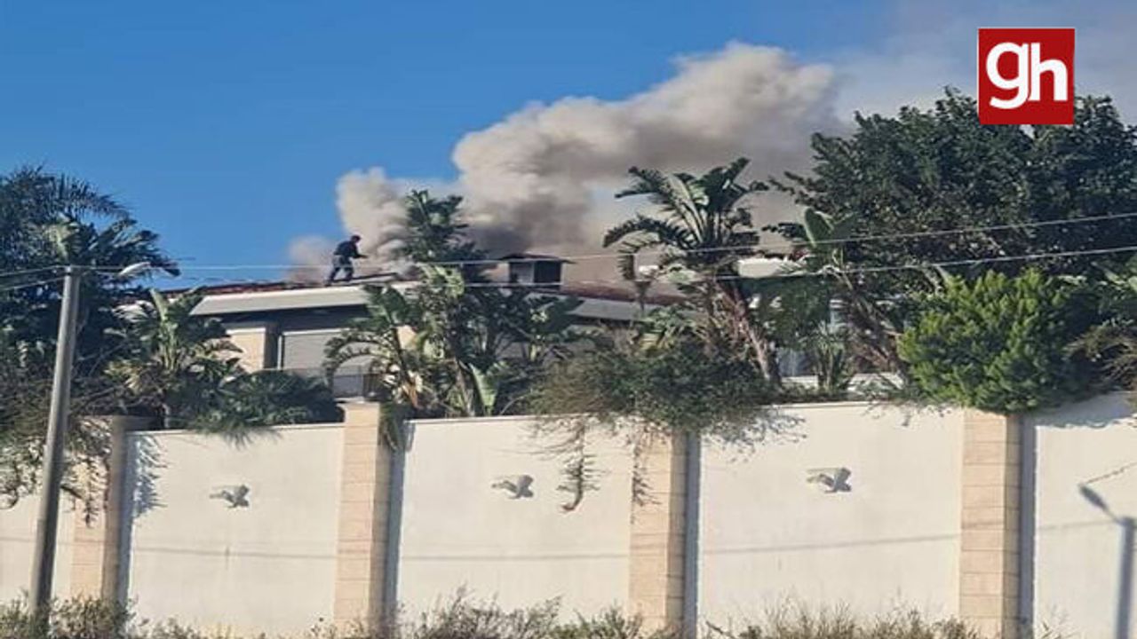 Manavgat Belediye Başkanı'nın evinin çatısında yangın