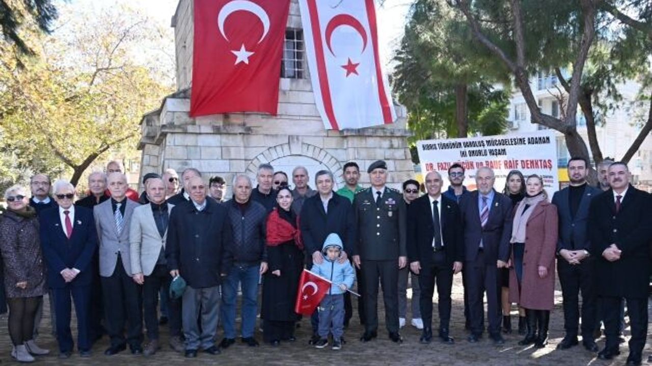 Kıbrıs Türkü’nün milli kahramanları Antalya’da anıldı