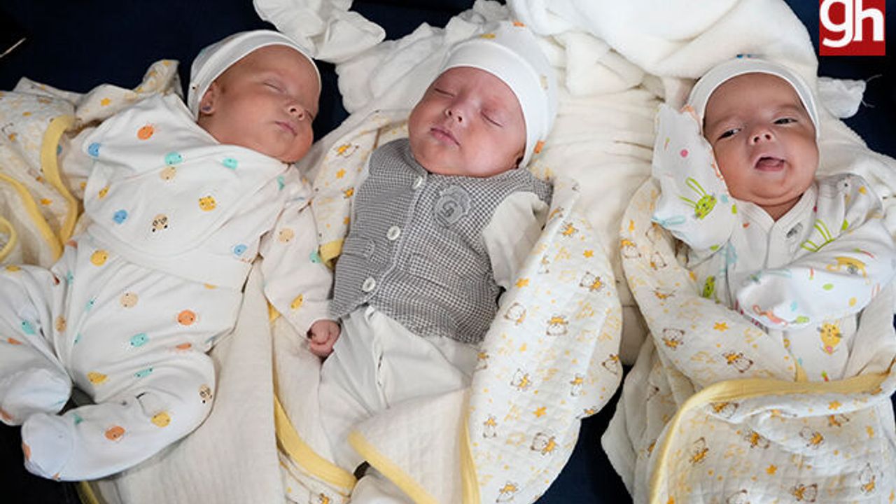 Antalya'da her kontrolde bebek sayısı arttı, üçüz mutluluğu yaşadılar
