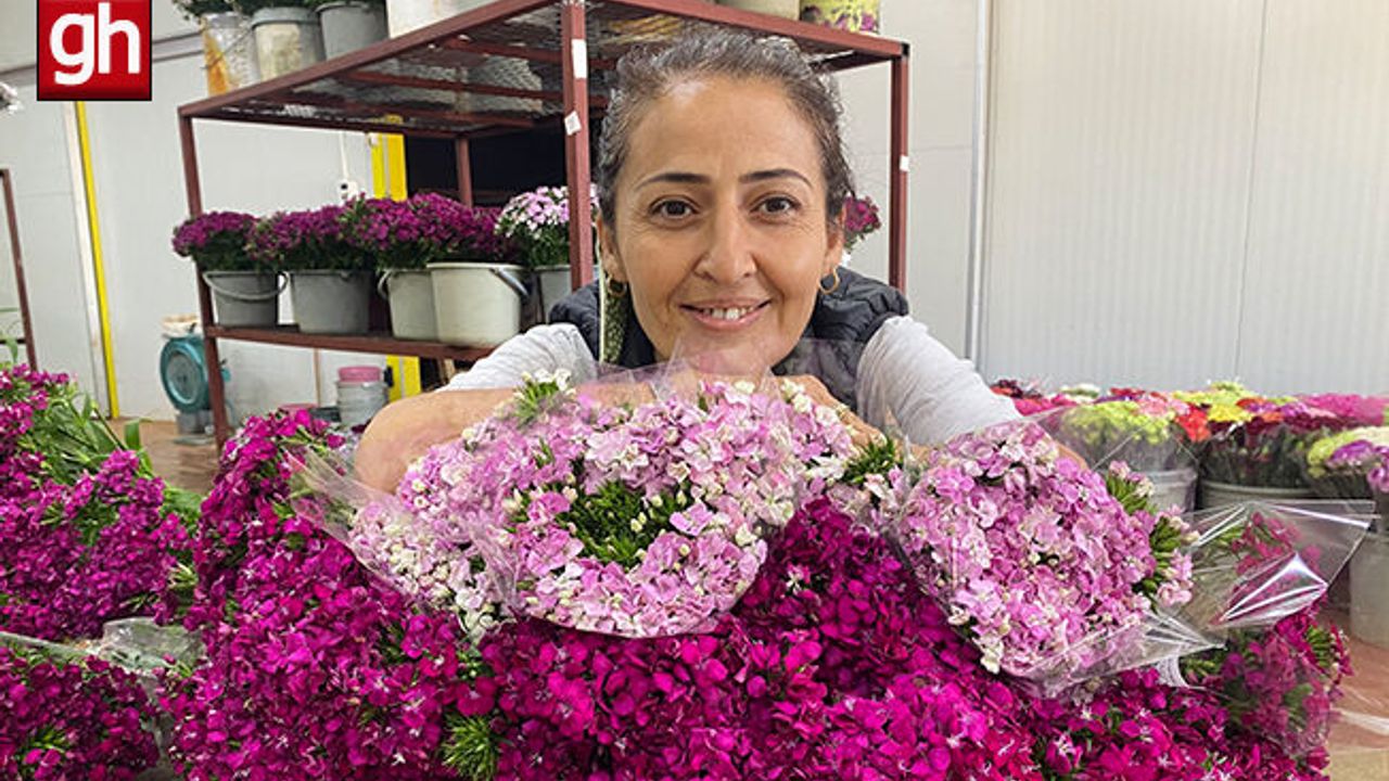 100 bin anne için 100 bin demet çiçek hazır