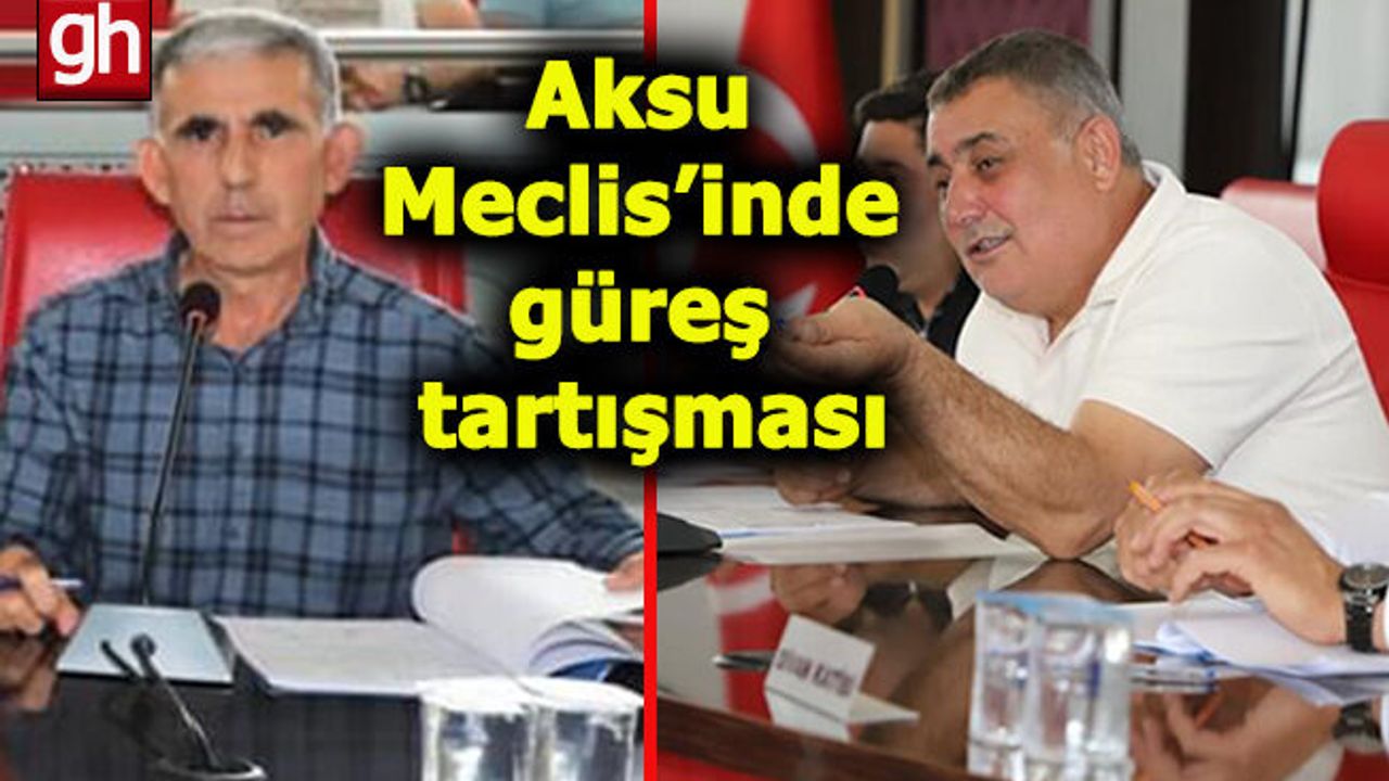 Aksu Belediyesi spora karşı, güreşe karşı!