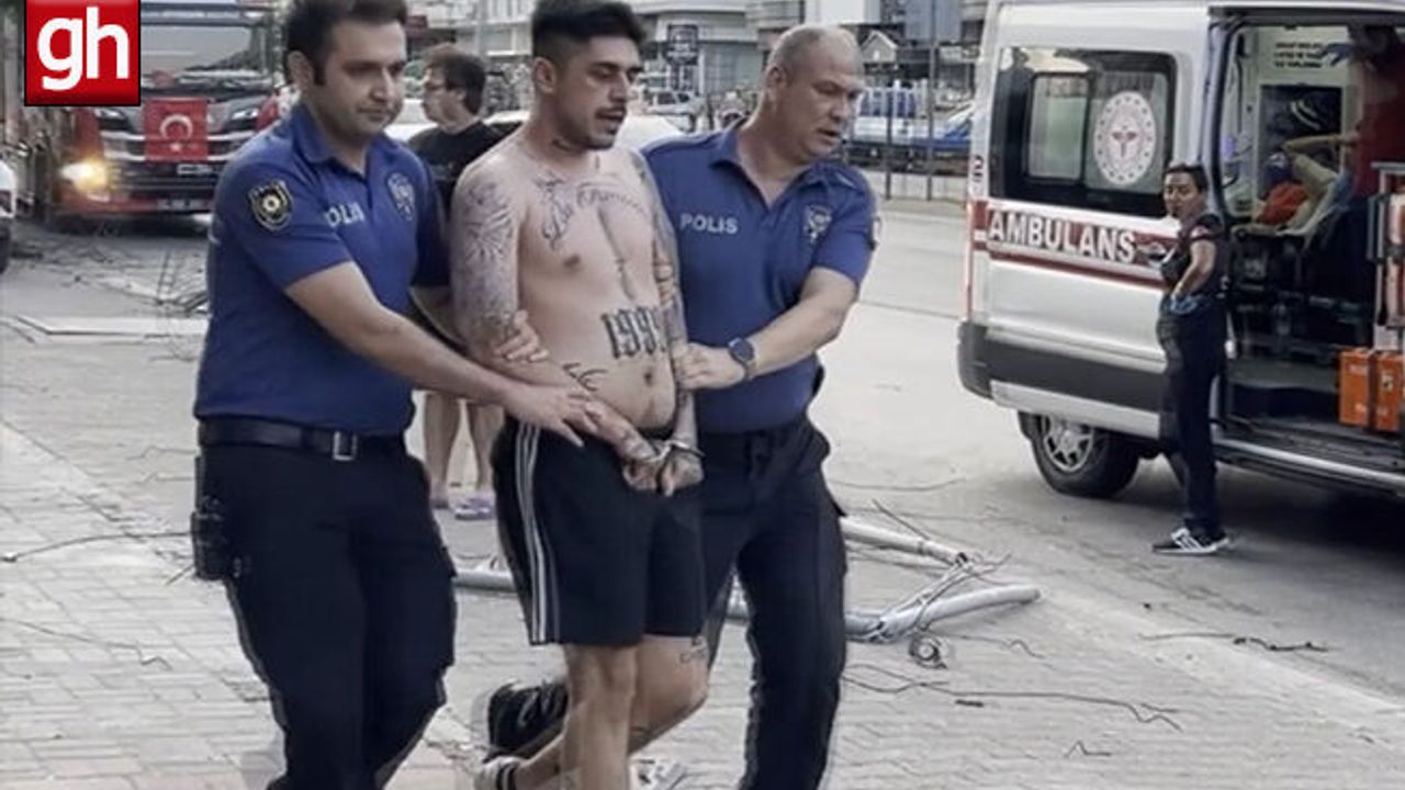 Ambulans yerine polis aracına binmek zorunda kaldı