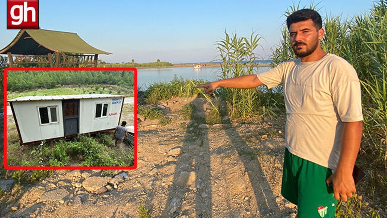 Eşine sürpriz olarak aldığı konteyneri çaldılar