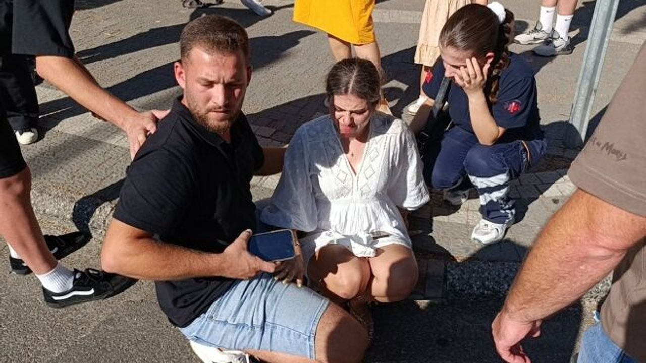 Otomobil sürücüsünün dikkatsizliği kazayı beraberinde getirdi