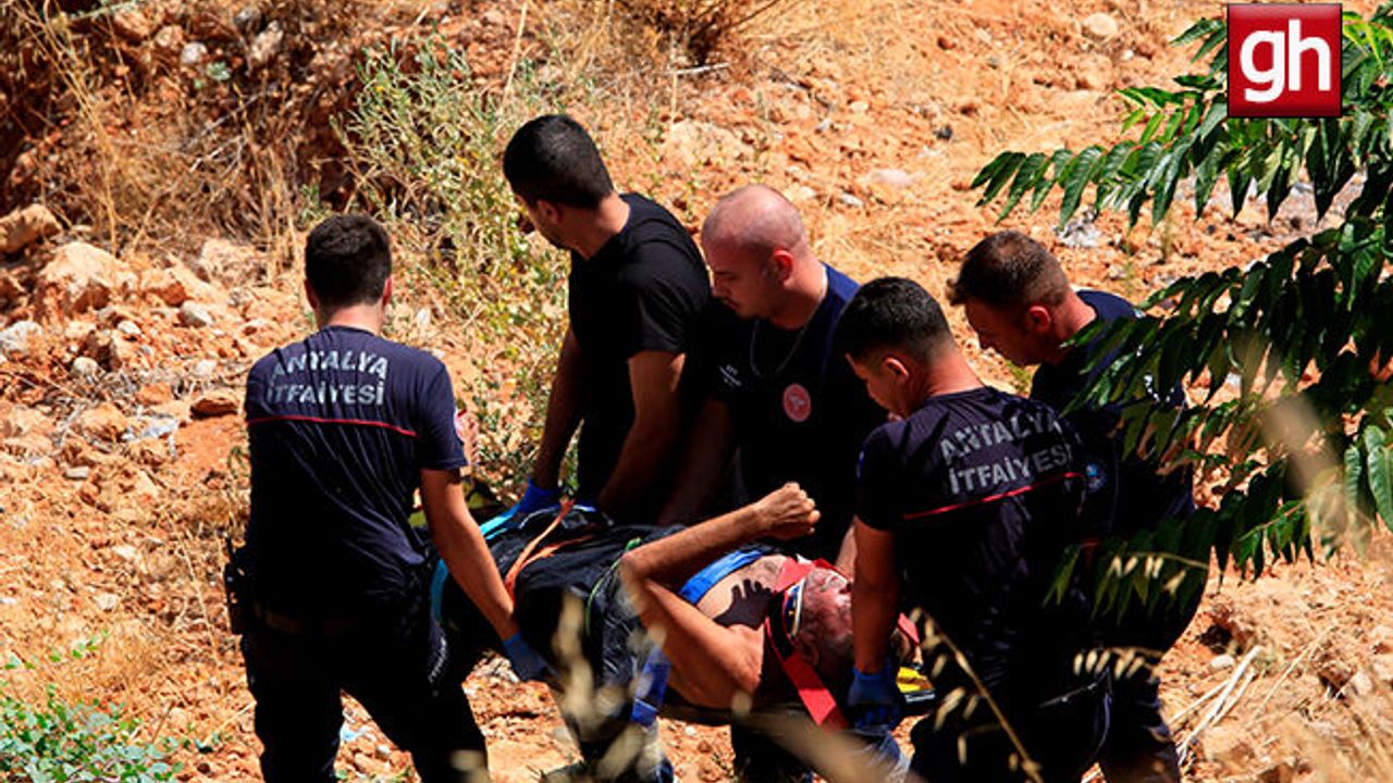  İhtiyaç gidermek isterken 20 metrelik kayalıklardan düştü