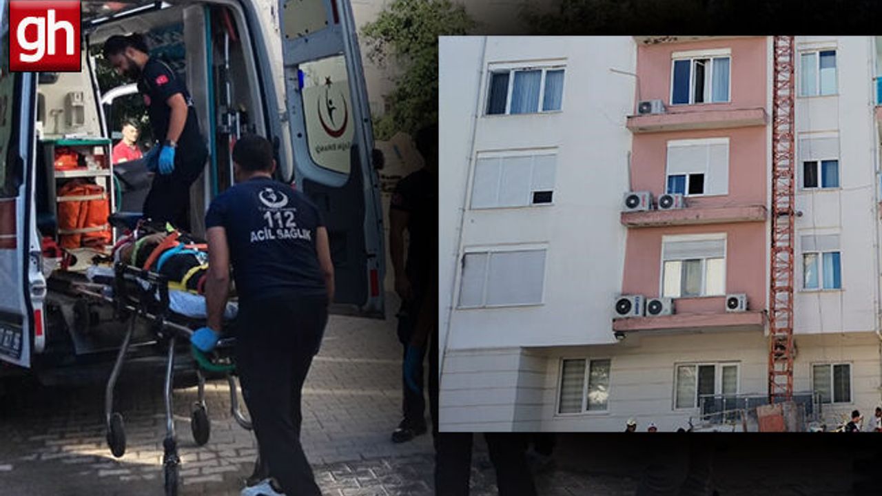 Aksu'da inşaat iskelesi çöktü: 2 işçi yaralandı