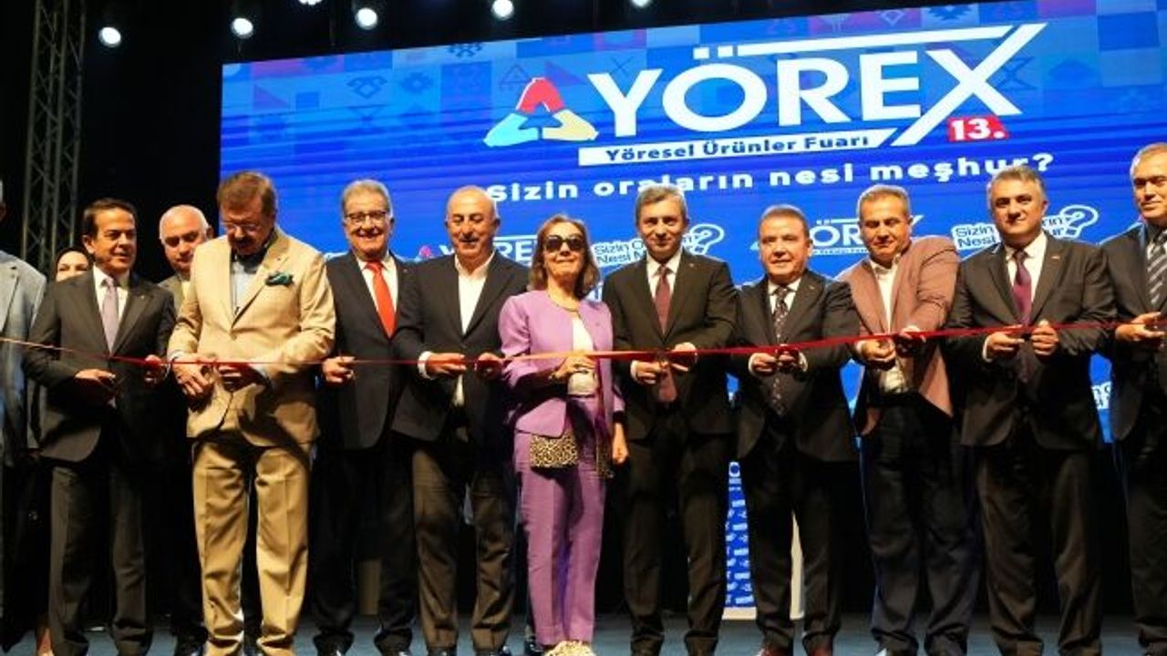 Yöresel ürünler fuarı YÖREX Antalya'da kapılarını açtı