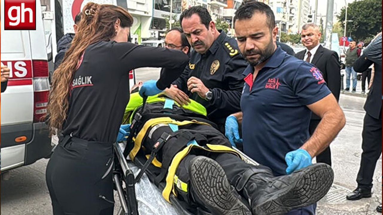 Emniyet müdürü trafik kazası yapan Şahin timi personelinin elini bir an olsun bırakmadı