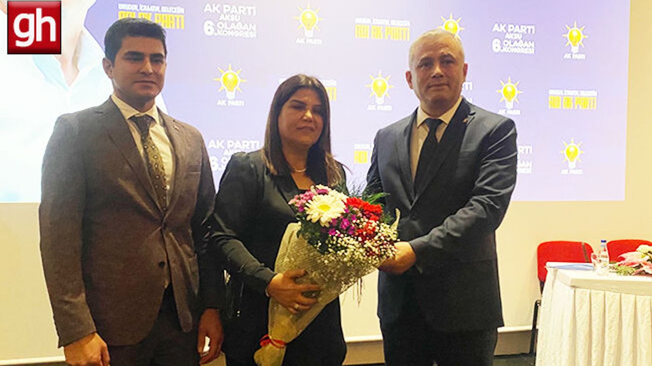 AK Parti Aksu Kadın Kolları Başkanı güven tazeledi