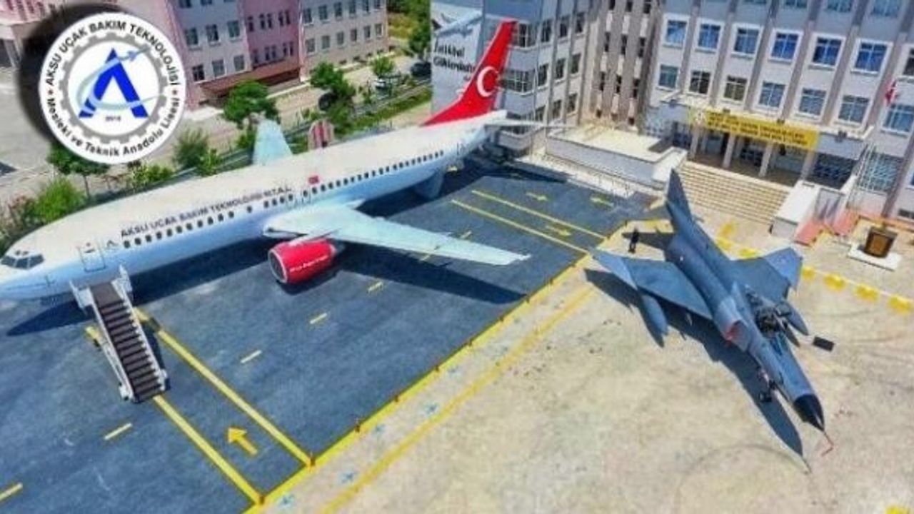 Aksu Uçak Lisesi Türkiye'nin en seçkin MTAL’leri arasına girdi