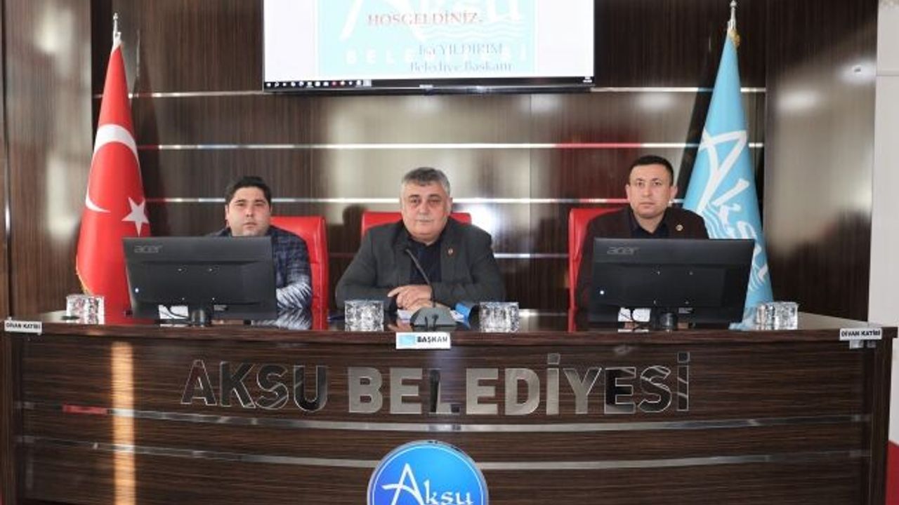 Aksu’da 2025 Yılının İlk Meclis Toplantısı Yapıldı