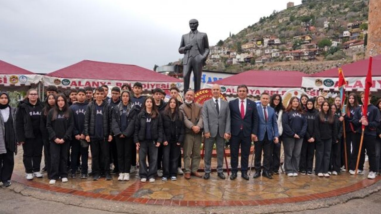 Atatürk’ün Alanya’ya gelişinin 90. yılı kutlandı