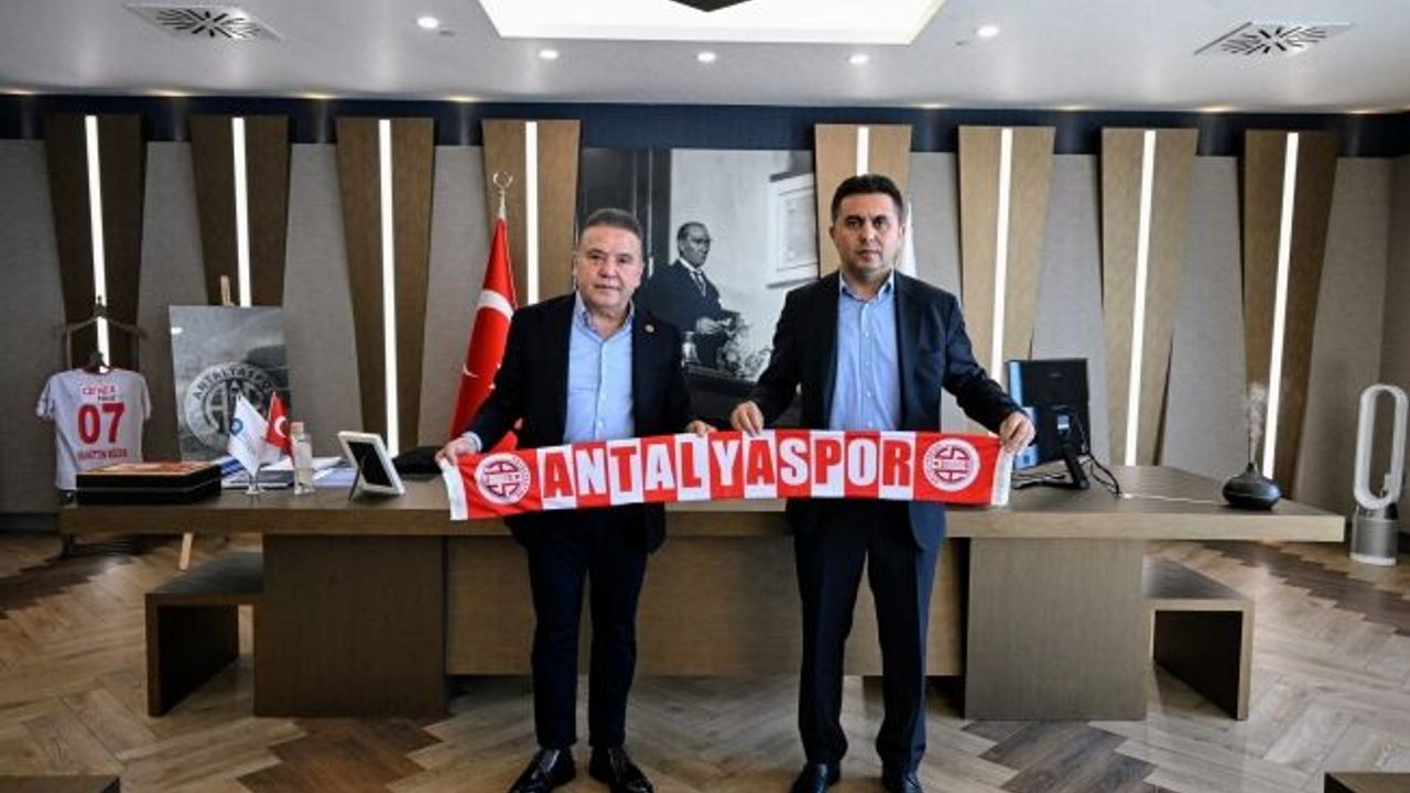  Antalyaspor'un yeni yönetiminden, Başkan Böcek'e ziyaret