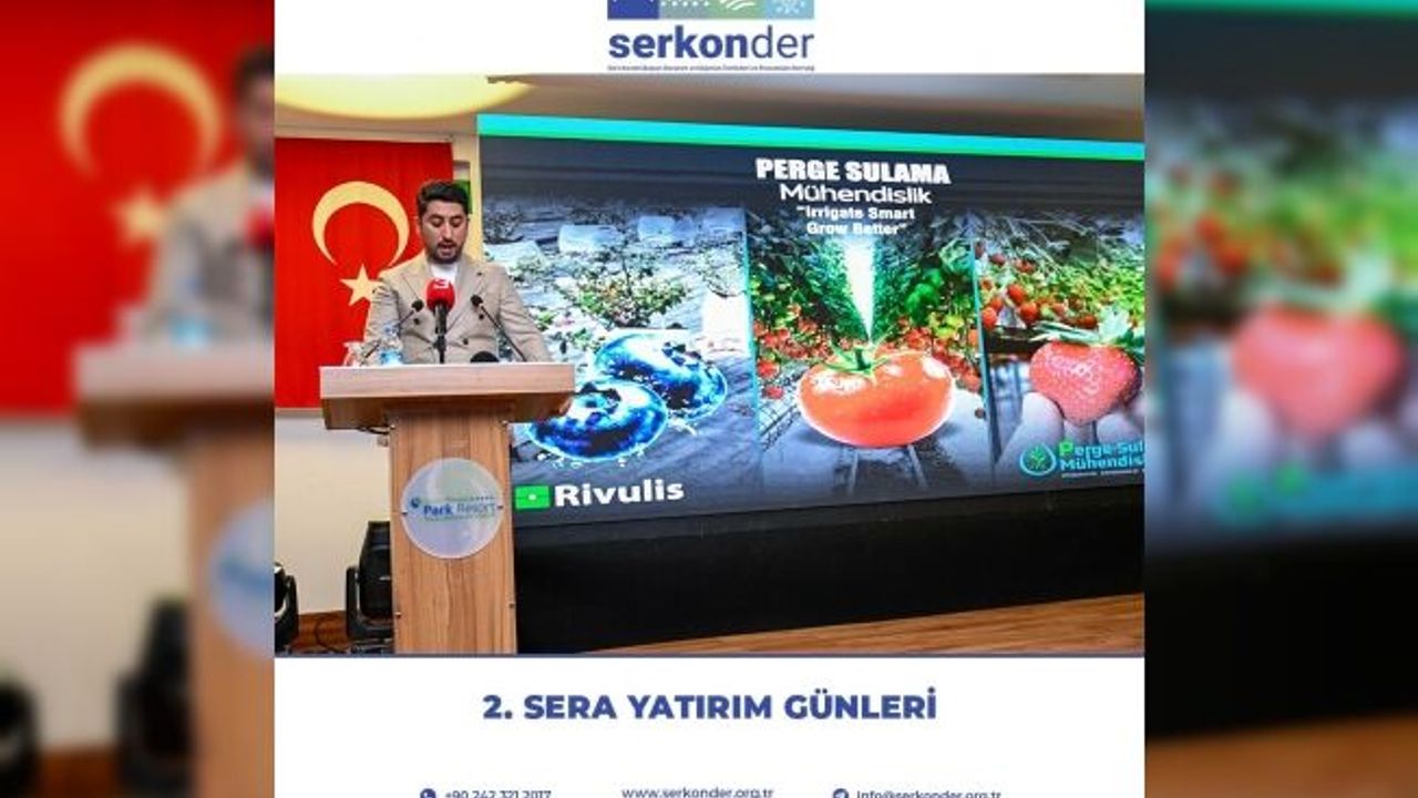 Perge Sulama Mühendislik, ‘Sera Yatırım Günleri’ne gümüş sponsor oldu