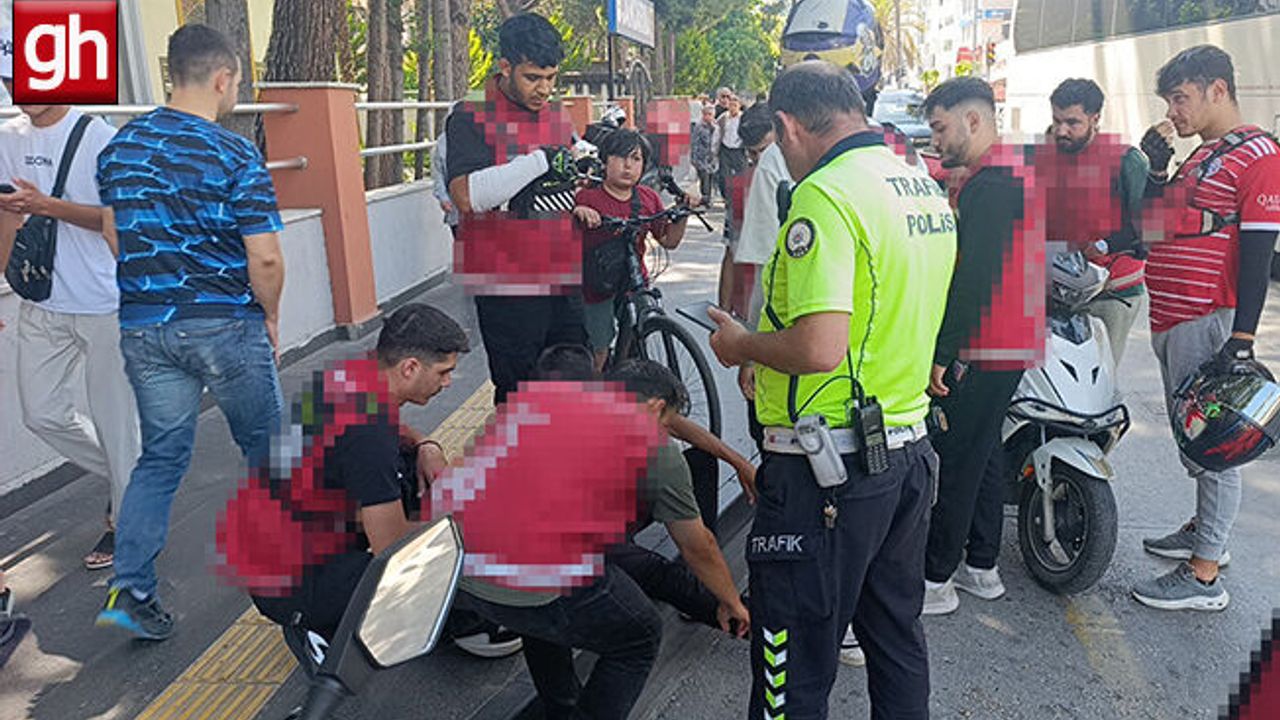 Kaza yapan kurye için arkadaşları seferber oldu