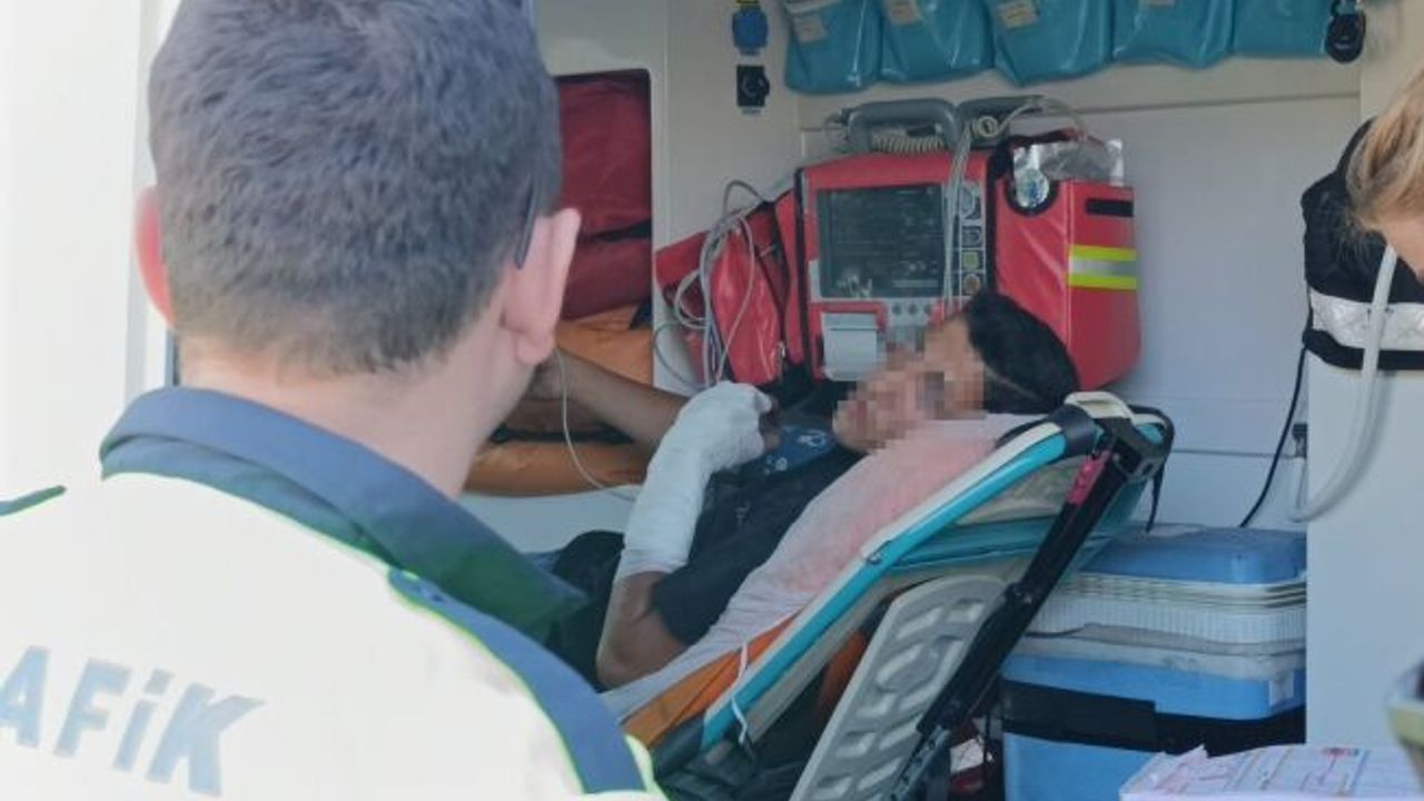 Motosikletle kaza yapıp yaralandı, polise 'bisikletle yaptım' dedi