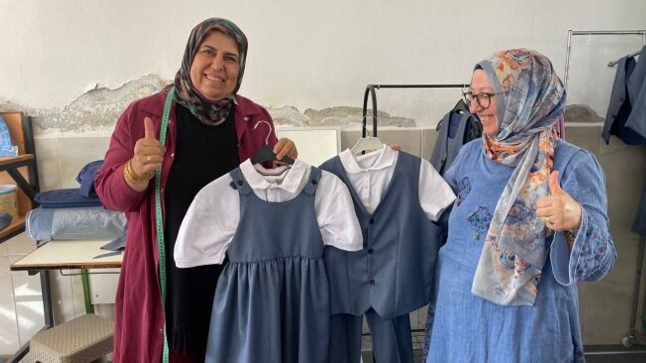Okul üniforması ücreti derdini sona erdiren proje