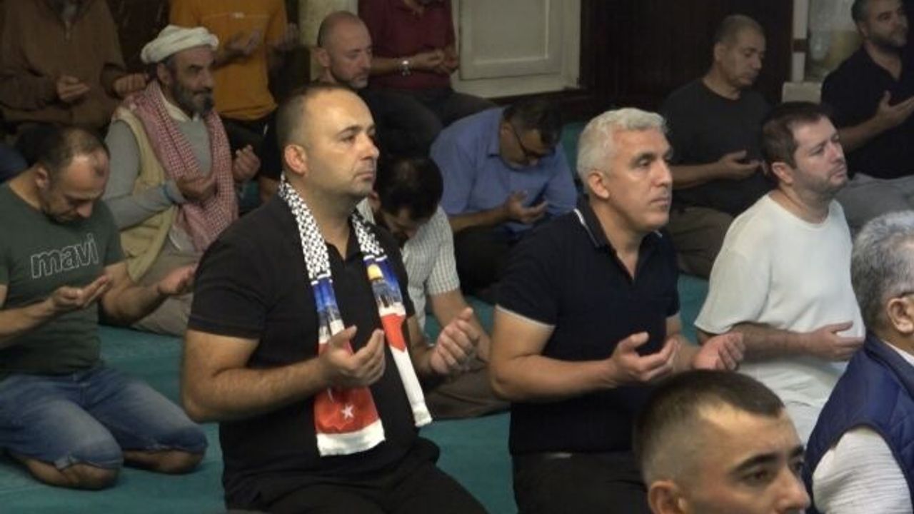 Antalya'da Gazze için dualar edildi