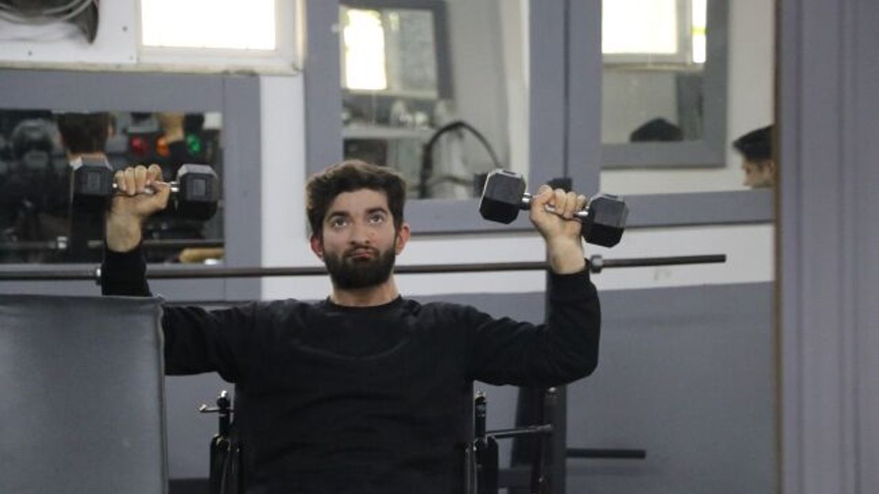  Serebral palsi hastası genç sporla hayata tutundu