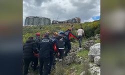 Bir anlık dengesizlik... Kayalıklardan düşen kadın için zamanla yarış!