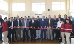 Serik'te "ebru, hat ve naht" sanat sergisi açıldı