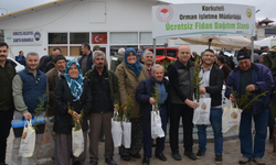 Korkuteli’de 1000 fidan toprakla buluştu!