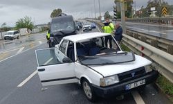 Antalya’da facianın eşiğinden dönülen kaza!
