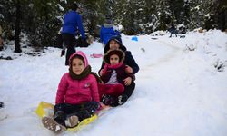 Antalya'nın zirvelerinde Nisan ayında kar sürprizi