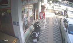 Kendi motosikleti gibi alıp kaçtı, saniyeler sürdü!