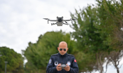 Antalya Büyükşehir zabıtasından dronla denetim