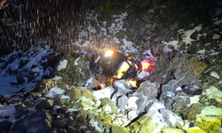 Otomobil şarampole yuvarlandı!