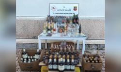 Antalya'da bin 150 litre kaçak alkol ele geçirildi