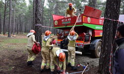 Ormancılar Antalya'da kıyasıya yarıştı