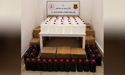 Antalya'da yüzlerce litre etil alkol ele geçirildi!