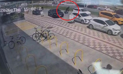 Önünde yavaşlayan araçlara çarpmamak için kaza yaptı!