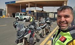 Alanya'dan kutsal topraklara motosikletle 7 bin kilometrelik yolculuk