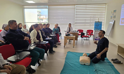 Gazipaşa Devlet hastanesinde personele temel yaşam desteği eğitimi