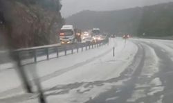 Mayıs ayında Antalya'nın yüksek kesimlerinde kar ve dolu sürprizi