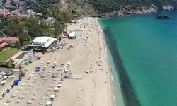 Alanya sahillerinde hafta sonu yoğunluğu