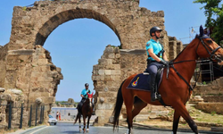 Side Antik Kenti'nde Atlı Jandarma Timleri göreve başladı