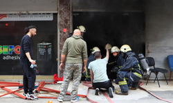 Antalya'da sünger dolu depoda korkutan yangın