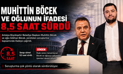 Muhittin Böcek ve oğlunun ifadesi 8,5 saat sürdü