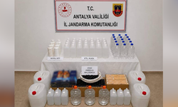 Antalya'da 160 litre etil alkol ele geçirildi